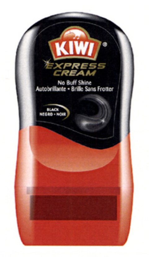 KIWI EXPRESS CREAM No Buff Shine Autobrillante - Brille Sans Frotter BLACK NEGRO NOIR Logo (EUIPO, 05.10.2004)