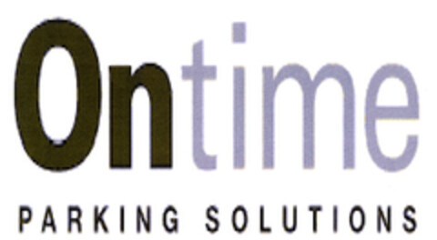 Ontime PARKING SOLUTIONS Logo (EUIPO, 10/19/2004)