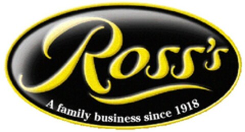 Ross's A family business since 1918 Logo (EUIPO, 06/08/2005)