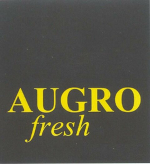 AUGRO fresh Logo (EUIPO, 21.09.2006)