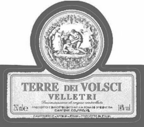 TERRE DEI VOLSCI VELLETRI Logo (EUIPO, 04.03.2009)