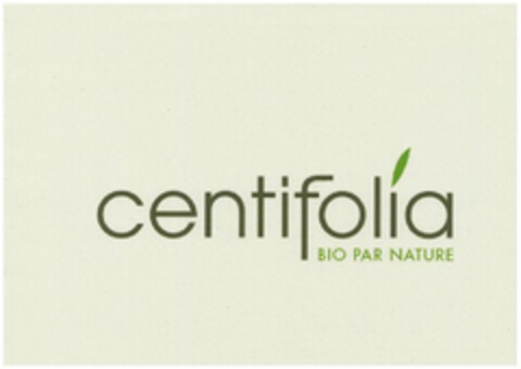 centifolía BIO PAR NATURE Logo (EUIPO, 06/19/2009)