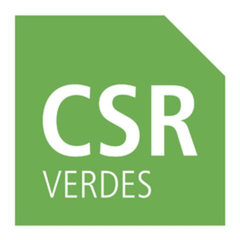 CSR VERDES Logo (EUIPO, 07/18/2013)