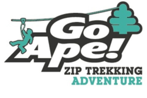 GO APE! ZIP TREKKING ADVENTURE Logo (EUIPO, 05/14/2014)