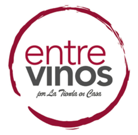 ENTRE VINOS POR LA TIENDA EN CASA Logo (EUIPO, 04.11.2014)