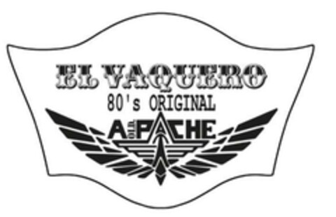 EL VAQUERO 80'S ORIGINAL OLD APACHE Logo (EUIPO, 04/13/2016)