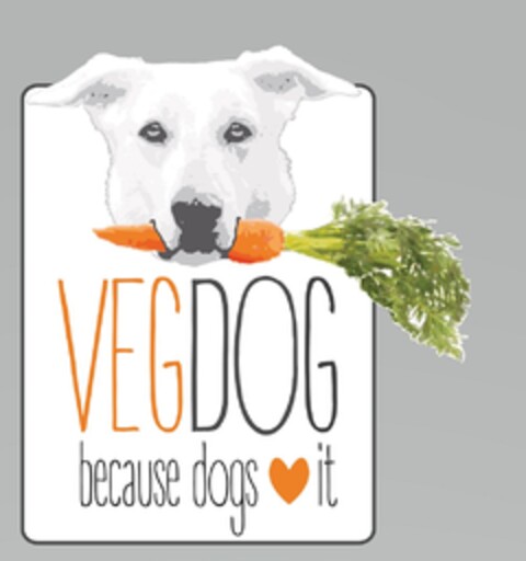 VEGDOG - because dogs it Logo (EUIPO, 07/27/2018)