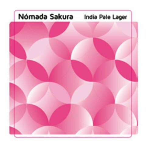 Nómada Sakura India Pale Lager Logo (EUIPO, 03.08.2018)