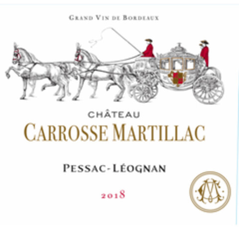 CHATEAU CARROSSE MARTILLAC Logo (EUIPO, 10.06.2020)