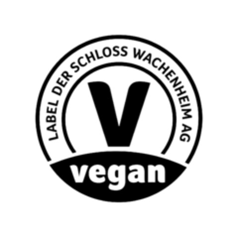 V vegan LABEL DER SCHLOSS WACHENHEIM AG Logo (EUIPO, 23.06.2020)