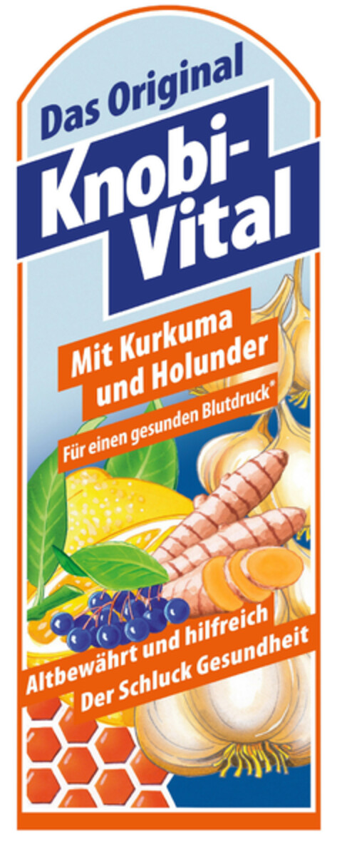 Das Original Knobi-Vital Mit Kurkuma und Holunder Logo (EUIPO, 01.07.2020)