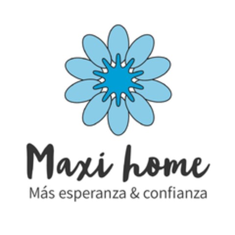 MAXI HOME MÁS ESPERANZA & CONFIANZA Logo (EUIPO, 01.06.2021)