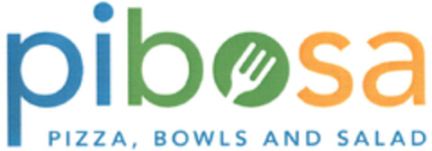 pibosa PIZZA, BOWLS AND SALAD Logo (EUIPO, 12.10.2021)