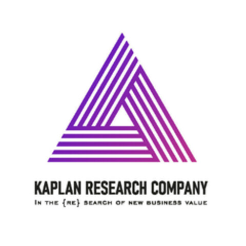 KAPLAN RESEARCH COMPANY IN THE {RE} SEARCH OF NEW BUSINESS VALUE Logo (EUIPO, 04.04.2022)