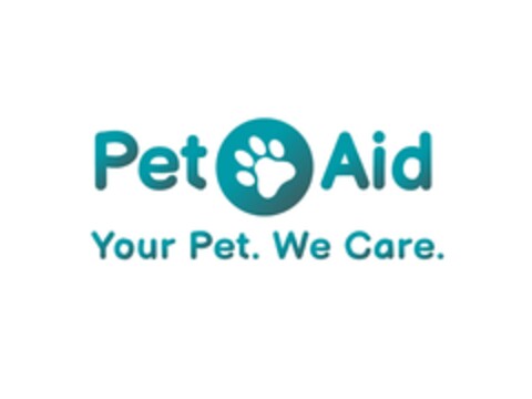 PetAid Your Pet. We Care. Logo (EUIPO, 09/12/2022)