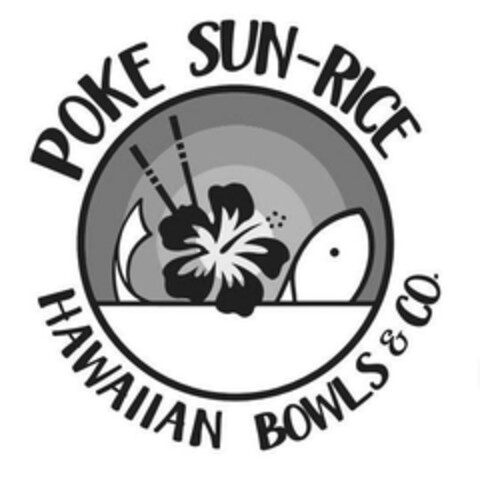 POKE SUN - RICE HAWAIIAN BOWLS & CO. Logo (EUIPO, 04/12/2023)