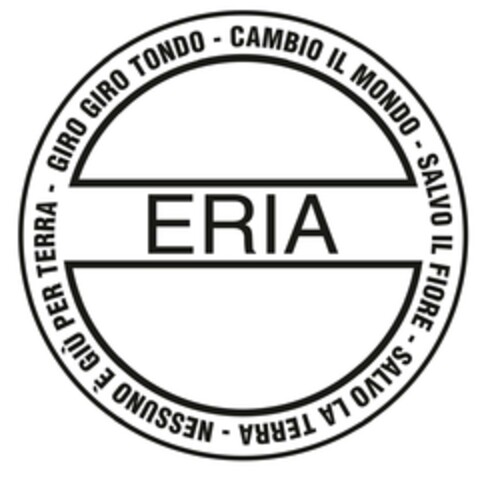 ERIA - GIRO GIRO TONDO - CAMBIO IL MONDO - SALVO IL FIORE - SALVO LA TERRA - NESSUNO È GIÙ PER TERRA Logo (EUIPO, 11.03.2024)