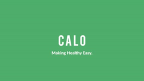 CALO Making Healthy Easy. Logo (EUIPO, 03/27/2024)