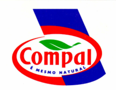 Compal É MESMO NATURAL Logo (EUIPO, 12/19/1996)