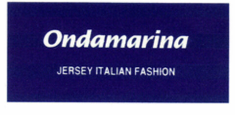 Ondamarina JERSEY ITALIAN FASHION Logo (EUIPO, 02/28/2000)