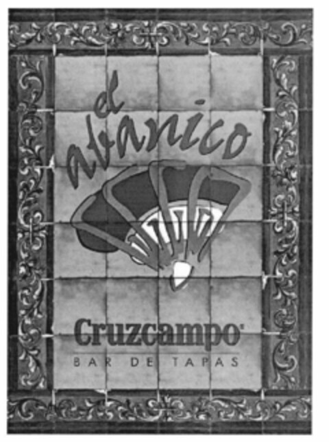 el abanico Cruzcampo BAR DE TAPAS Logo (EUIPO, 19.09.2001)