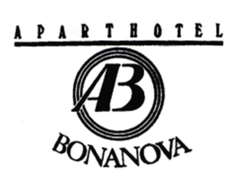 AB APARTHOTEL BONANOVA Logo (EUIPO, 07/15/2002)