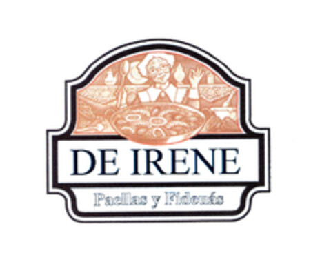 DE IRENE Paellas y Fideuás Logo (EUIPO, 16.04.2004)