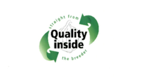 Quality inside straight from the breeder Logo (EUIPO, 12.01.2005)