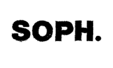 SOPH. Logo (EUIPO, 29.03.2005)