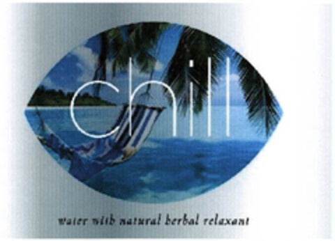 chill water with natural herbal relaxant Logo (EUIPO, 31.05.2007)