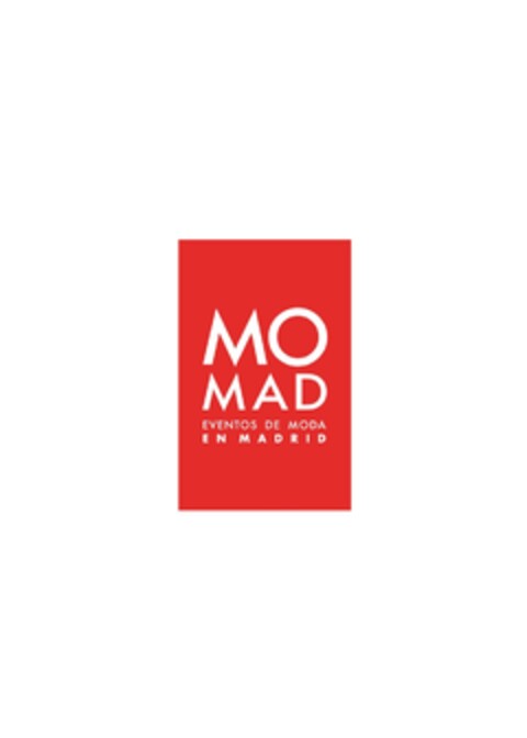 MOMAD EVENTOS DE MODA EN MADRID Logo (EUIPO, 12/21/2012)