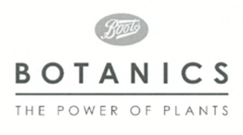 Boots BOTANICS THE POWER OF PLANTS Logo (EUIPO, 31.01.2013)