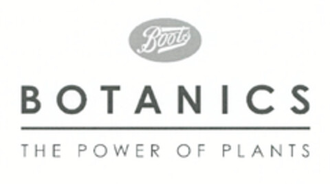 Boots BOTANICS THE POWER OF PLANTS Logo (EUIPO, 01/31/2013)