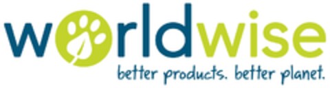 WORLDWISE BETTER PRODUCTS. BETTER PLANET. Logo (EUIPO, 01/28/2016)