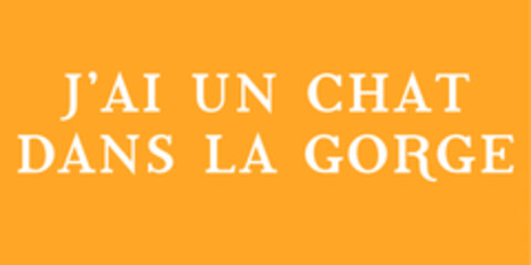 J'AI UN CHAT DANS LA GORGE Logo (EUIPO, 22.05.2017)