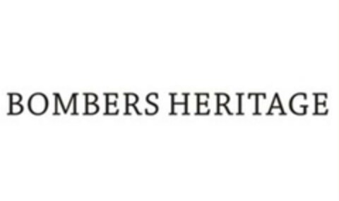 BOMBERS HERITAGE Logo (EUIPO, 11.12.2017)