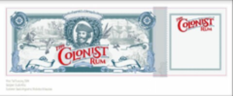 THE COLONIST RUM Logo (EUIPO, 03/19/2018)