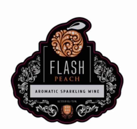 FLASH PEACH AROMATIC SPARKLING WINE Logo (EUIPO, 13.01.2021)