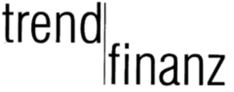 trend finanz Logo (EUIPO, 29.12.1997)