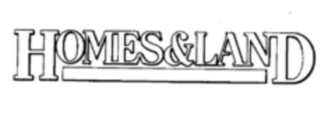 HOMES & LAND Logo (EUIPO, 15.07.1997)