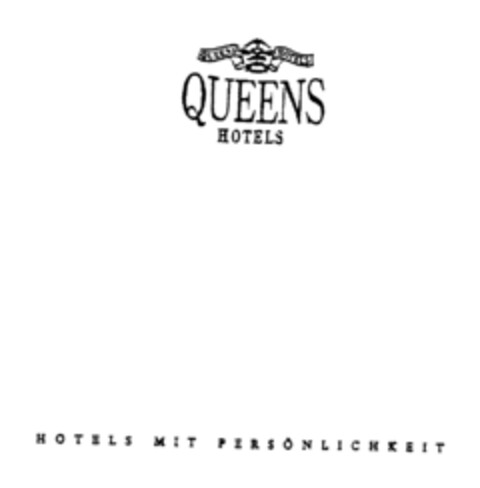 QUEENS HOTELS HOTELS MIT PERSÖNLICHKEIT Logo (EUIPO, 18.10.1997)