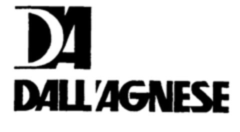 DA DALL'AGNESE Logo (EUIPO, 26.12.1997)