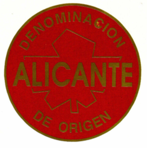 ALICANTE DENOMINACION DE ORIGEN Logo (EUIPO, 02.04.1998)