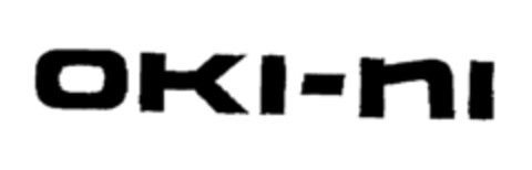 oki-ni Logo (EUIPO, 07/19/2001)