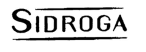 SIDROGA Logo (EUIPO, 08/29/2001)