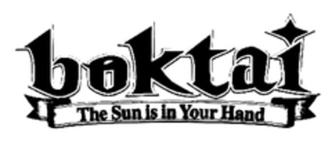 boktai The Sun is in Your Hand Logo (EUIPO, 24.04.2003)