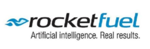 rocketfuel Artificial intelligence. Real results. Logo (EUIPO, 15.10.2014)