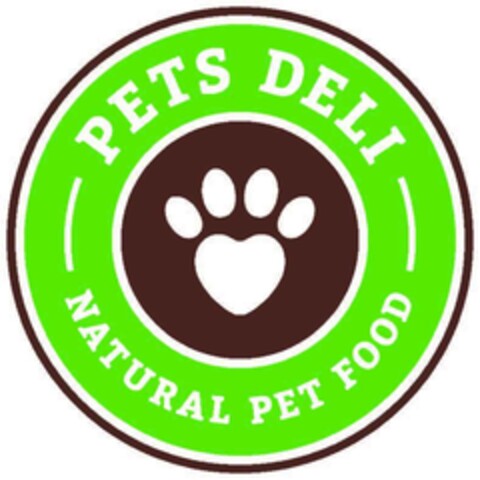 PETS DELI - NATURAL PET FOOD Logo (EUIPO, 06.07.2016)