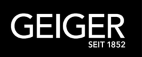 GEIGER SEIT 1852 Logo (EUIPO, 30.08.2017)