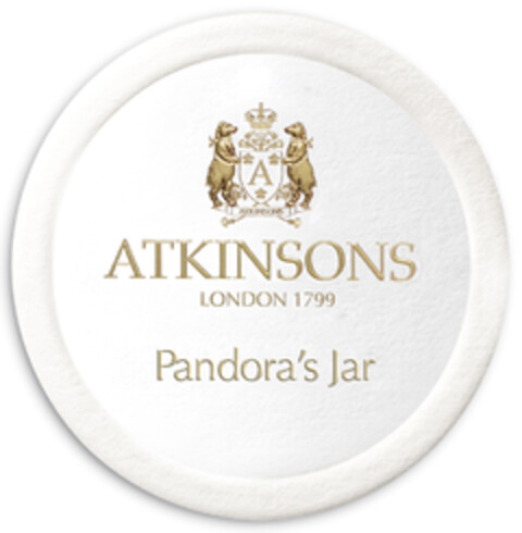 A ATKINSONS LONDON 1799 PANDORA'S JAR Logo (EUIPO, 10/24/2019)